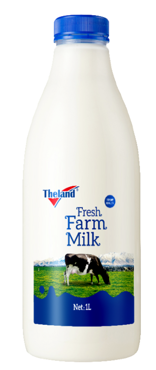 Theland Fresh Milk (1L Bottle NZ) AsureQuality Assurance Marks